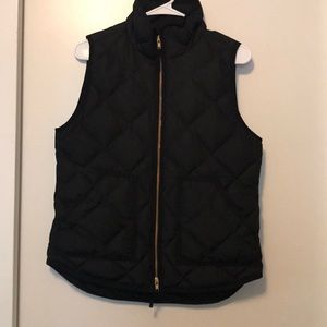 J. Crew Excursion Quilted Vest (Black)